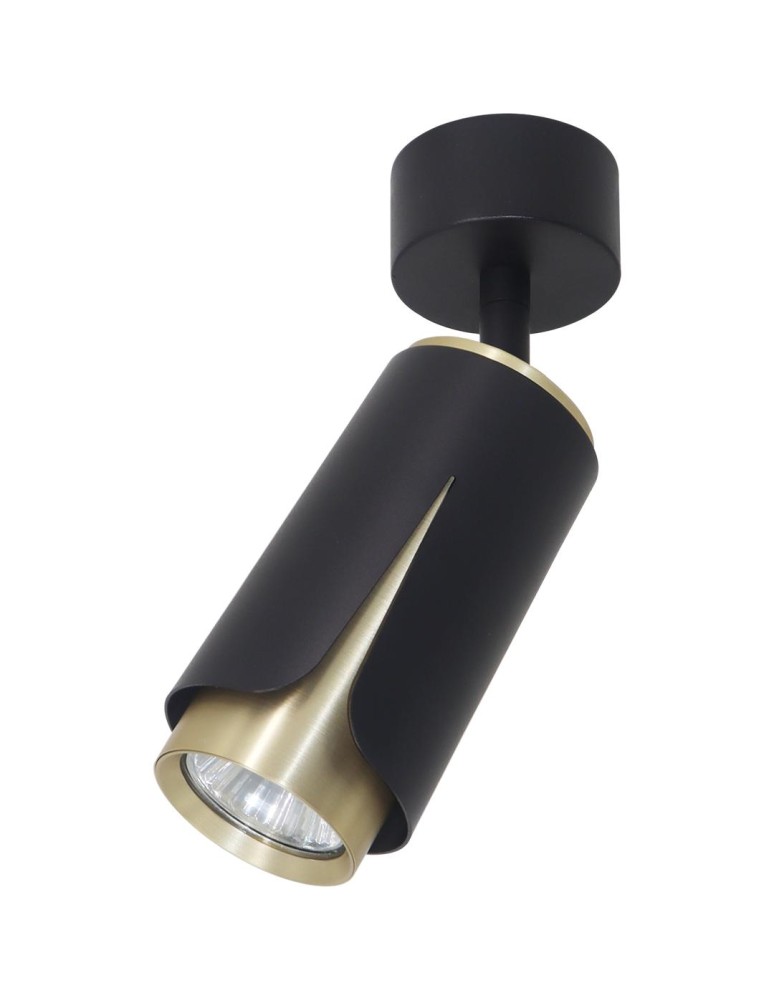 Milagro FLOWER BLACK GOLD SPOT 1xGU10 ML0264 Milagro FLOWER BLACK GOLD SPOT 1xGU10 ML0264