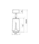 Milagro FLOWER WHITE CHROME SPOT 1xGU10 ML0272 Milagro FLOWER WHITE CHROME SPOT 1xGU10 ML0272