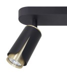 Milagro FLOWER BLACK GOLD SPOT 3xGU10 ML0266 Milagro FLOWER BLACK GOLD SPOT 3xGU10 ML0266