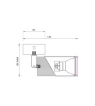 Lampy sufitowe regulowane - spoty - Milagro NEO WHITE CHROME SPOT 1xGU10 ML0287 - product 5