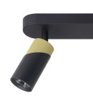 Lampy sufitowe regulowane - spoty - Milagro NEO BLACK GOLD SPOT 2xGU10 ML0281 - product 2