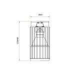Milagro VERTICAL BLACK DOWNLIGHT 1xGU10 ML0292 Milagro VERTICAL BLACK DOWNLIGHT 1xGU10 ML0292