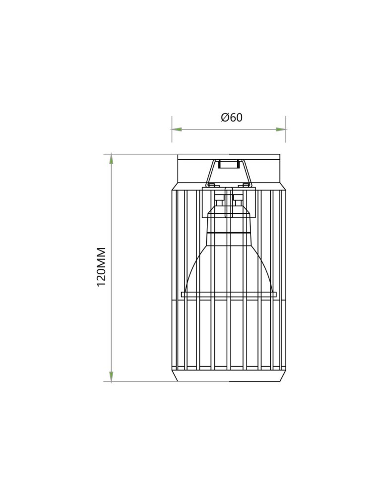 Milagro VERTICAL BLACK DOWNLIGHT 1xGU10 ML0292 Milagro VERTICAL BLACK DOWNLIGHT 1xGU10 ML0292