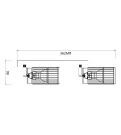 Lampy sufitowe regulowane - spoty - Milagro VERTICAL WHITE SPOT 2xGU10 ML0305 - product 5