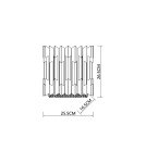 Milagro Kinkiet RITZ CHROME 2xE14 ML0398 Milagro Kinkiet RITZ CHROME 2xE14 ML0398