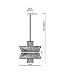 Milagro Żyrandol AURELIA CHROME 12xE14 ML0406 Milagro Żyrandol AURELIA CHROME 12xE14 ML0406