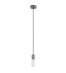 Lampy wiszące żarówki - ITALUX Casa Wisząca 1xE27 MATT Czarny DS-M-010 - product 2