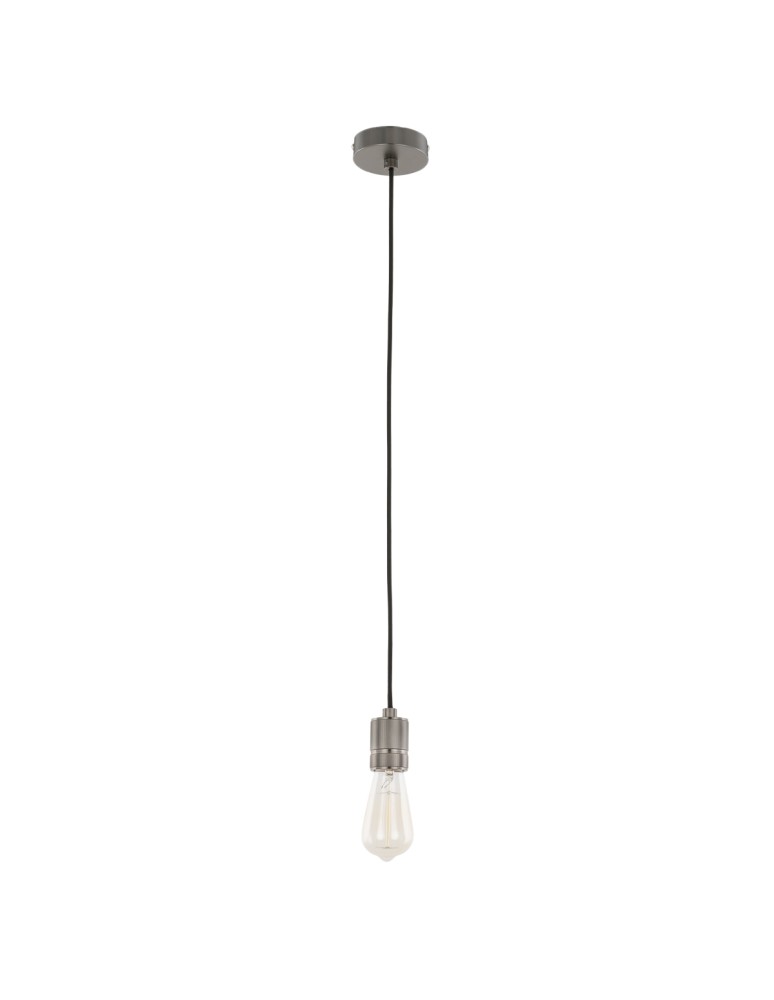 Lampy wiszące żarówki - ITALUX Casa Wisząca 1xE27 MATT Czarny DS-M-010 - product kolory-swiatla.pl 2