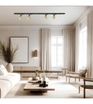 Gotowe zestawy szynoprzewodów - Milagro Zestaw Volf Track Złoty 4xGU10 1,5m ML0686 - product 6