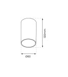 Milagro Oprawa Ricky Downlight Złoty 1xGU10 ML0688 Milagro Oprawa Ricky Downlight Złoty 1xGU10 ML0688