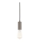 Lampy wiszące żarówki - ITALUX Moderna Wisząca Czarny matowa 1xE27 DS-M-038 - product 1