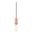 Lampy wiszące żarówki - ITALUX Moderna Wisząca czerwona miedź 1xE27 DS-M-038 - product 1