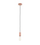 Lampy wiszące żarówki - ITALUX Moderna Wisząca czerwona miedź 1xE27 DS-M-038 - product 2