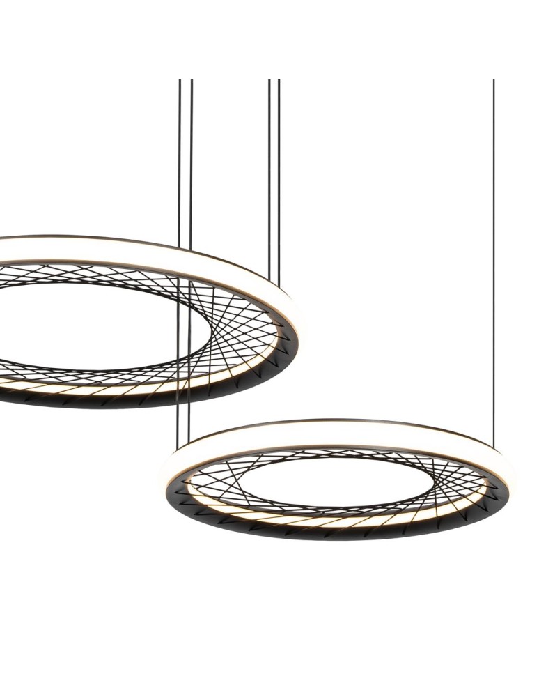 Milagro Lampa wisząca NEST 77W LED 61+41cm ML0525 Milagro Lampa wisząca NEST 77W LED 61+41cm ML0525