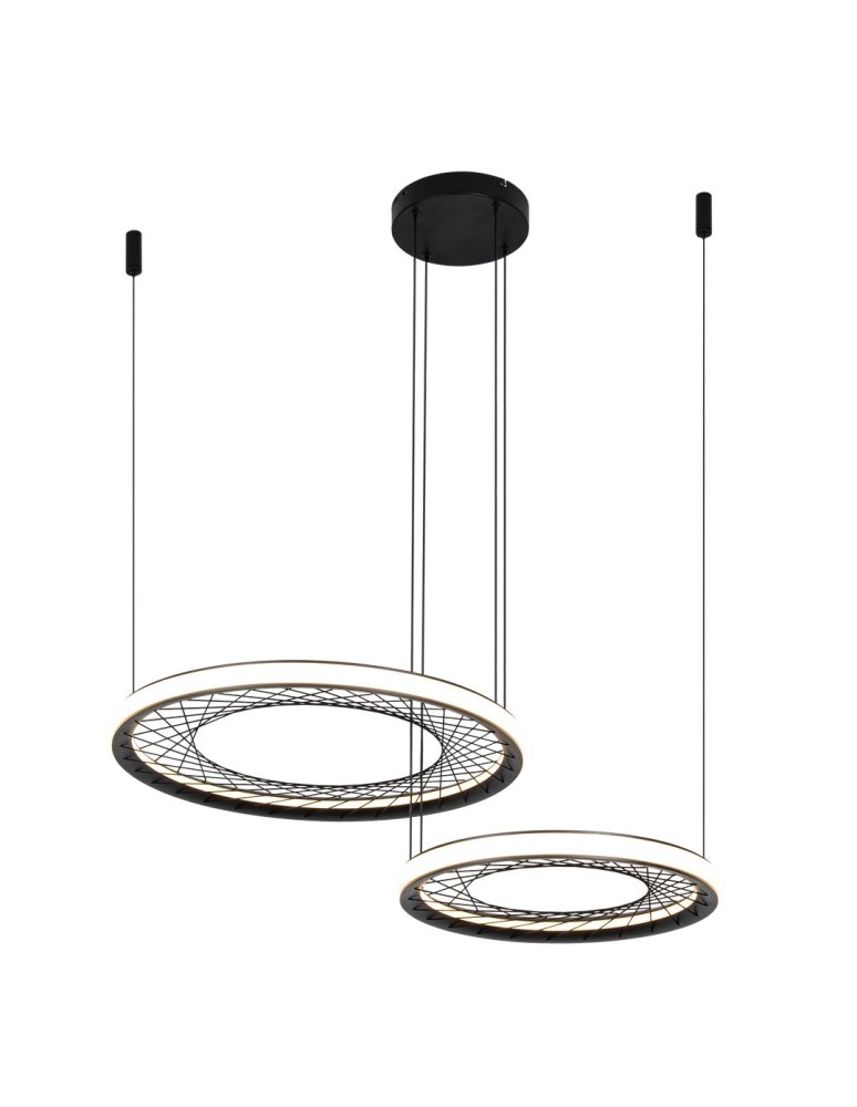 Milagro Lampa wisząca NEST 77W LED 61+41cm ML0525 Milagro Lampa wisząca NEST 77W LED 61+41cm ML0525