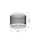 Milagro Lampa sufitowa Guarda 43W LED śr. 51cm ML0528 Milagro Lampa sufitowa Guarda 43W LED śr. 51cm ML0528