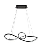 Lampy wiszące nowoczesne - Milagro Lampa wisząca Marco Black 42W LED ML8116 - product 1