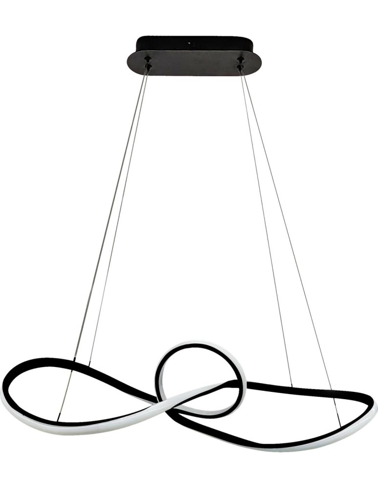 Milagro Lampa wisząca Marco Black 42W LED ML8116