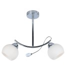 Żyrandole szklane kule - Milagro Lampa sufitowa Connor White 2xE27 MLP0876 - product 1