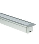 Profile LED - Eko-Light PROFIL ALUMINiOWY SREBRNY TYP G 2m + KLOSZ MLECZNY EKPR0125 - product 4
