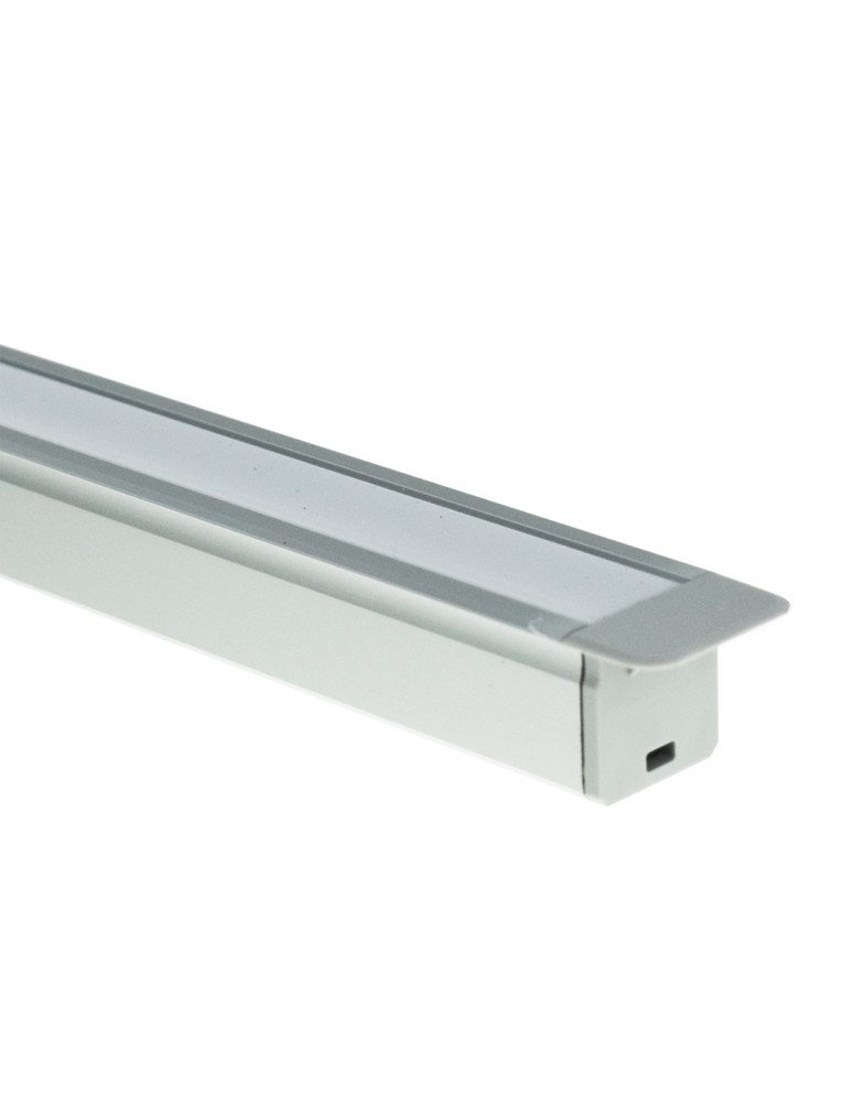 Profile LED - Eko-Light PROFIL ALUMINiOWY SREBRNY TYP G 2m + KLOSZ MLECZNY EKPR0125 - product kolory-swiatla.pl 4