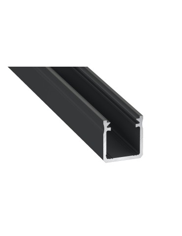 Eko-Light PROFIL ALUMINIOWY Czarny TYP Y 1m + KLOSZ MLECZNY EKPR6336