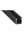 Eko-Light PROFIL ALUMINIOWY Czarny TYP Y 1m + KLOSZ MLECZNY EKPR6336