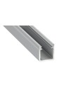 Eko-Light PROFIL ALUMINIOWY SREBRNY TYP Y 1m + KLOSZ MLECZNY EKPR6542