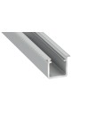 Eko-Light PROFIL ALUMINOWY SREBRNY TYP G 1m + KLOSZ MLECZNY EKPR6559