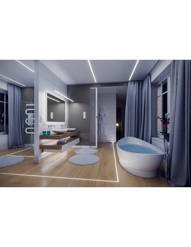 Eko-Light PROFIL ALUMINIOWY SREBRNY TYP T 2m + KLOSZ MLECZNY EKPR5381 Eko-Light PROFIL ALUMINIOWY SREBRNY TYP T 2m + KLOSZ MLECZNY EKPR5381