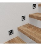 Oświetlenie stopni schodowych - Eko-Light EVRA BLACK Barwa Neutralna 4000K 12V z czujnikiem ruchu EKS6903 - product 3