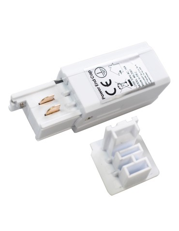 Eko-Light Zasilanie Prowadnicy Track Light Biały 3-obwodowy ML7081