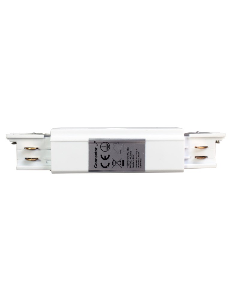 Eko-Light Łącznik Lampy Track Light Biały 3-obwodowy Typ: Prosty ML7083