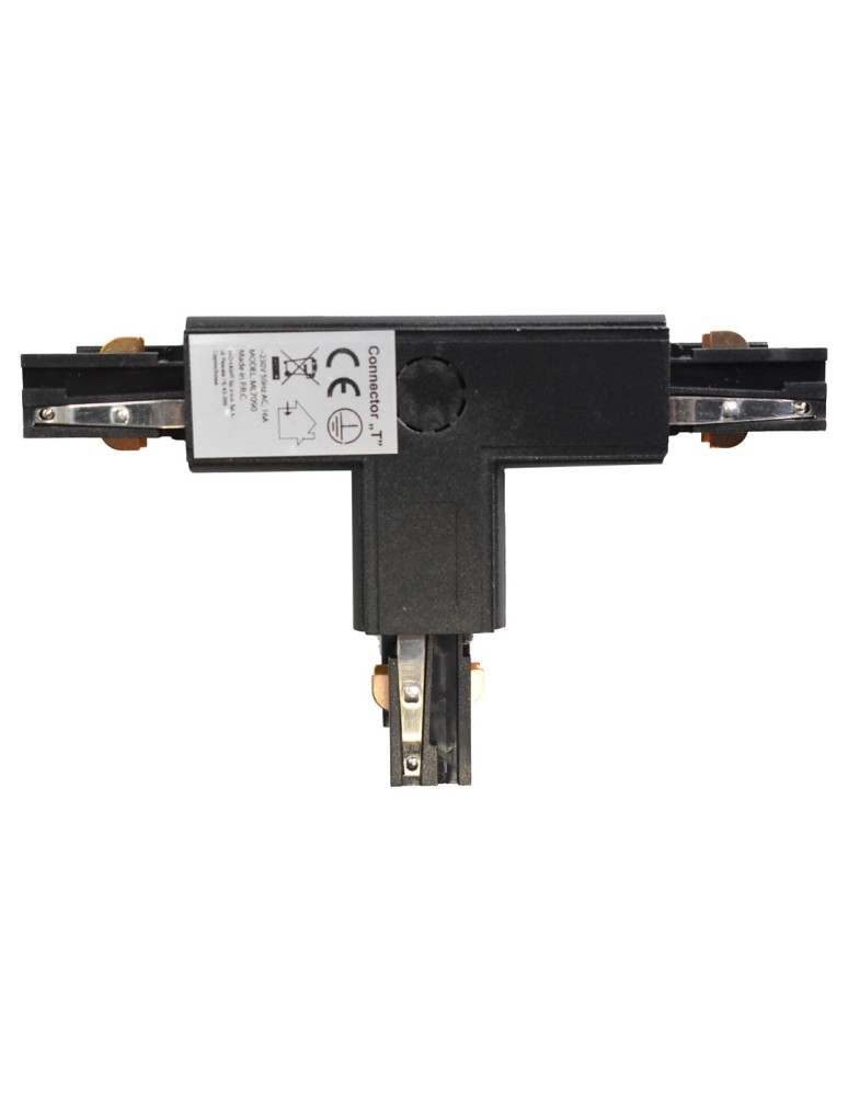 Eko-Light Łącznik Lampy Track Light Czarny 3-obwodowy Typ: T DL ML7090