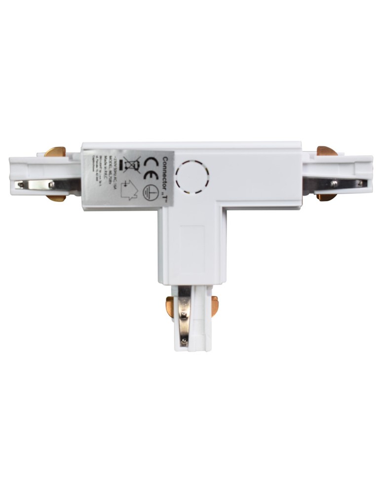Eko-Light Łącznik Lampy Track Light Biały 3-obwodowy Typ: T DL ML7089