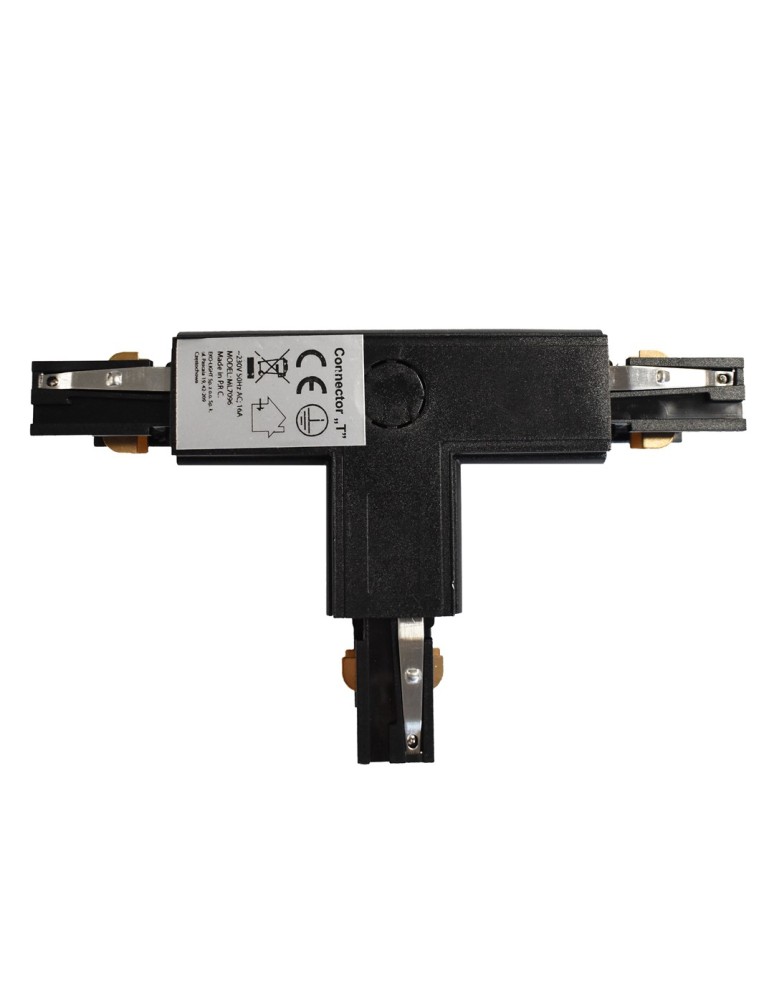 Eko-Light Łącznik Lampy Track Light Czarny 3-obwodowy Typ: T UR ML7096 Eko-Light Łącznik Lampy Track Light Czarny 3-obwodowy Typ: T UR ML7096