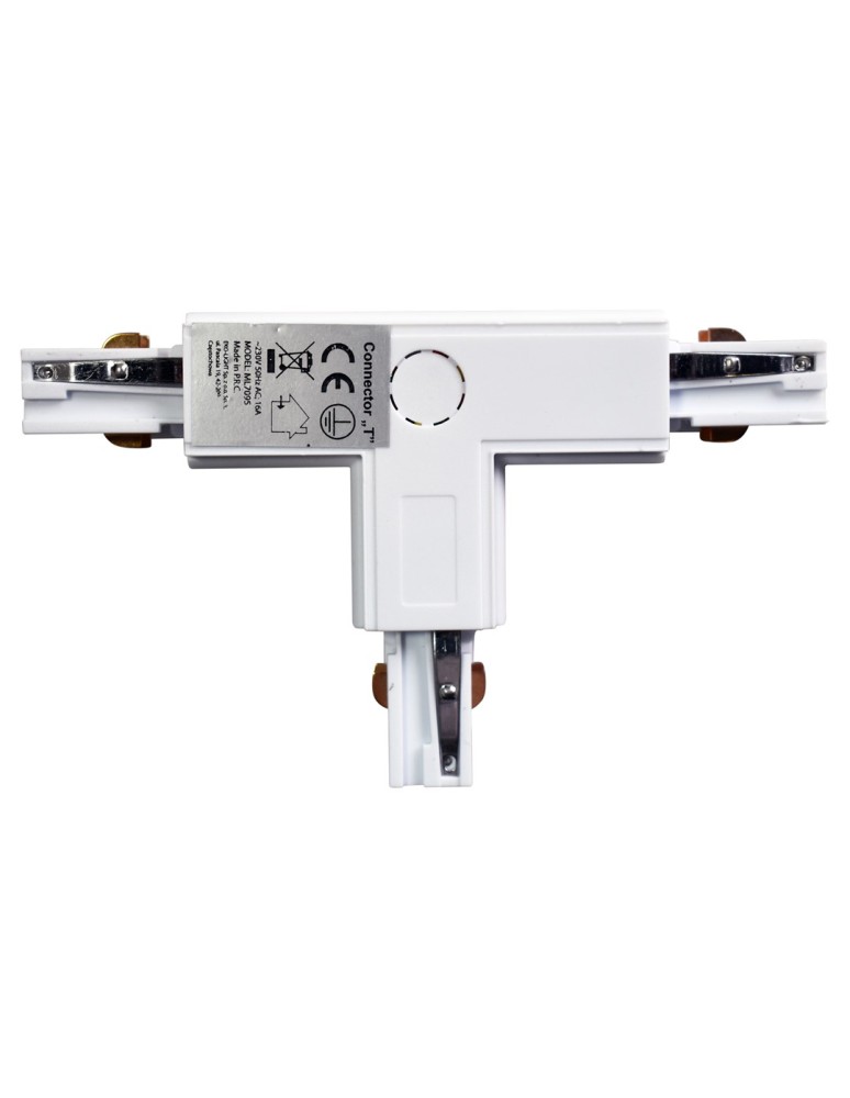 Eko-Light Łącznik Lampy Track Light Biały 3-obwodowy Typ: T UR ML7095