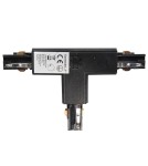 Akcesoria do szynoprzewodów 3 fazowych - Eko-Light Łącznik Lampy Track Light Czarny 3-obwodowy Typ: T DR ML7092 - product 3