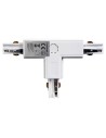Eko-Light Łącznik Lampy Track Light Biały 3-obwodowy Typ: T DR ML7091