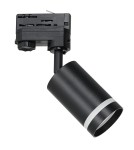 Lampy do szynoprzewodów 3 fazowych - Eko-Light Track Spot Pipe Ring Czarny 1xGU10 - 3-obwodowy ML7671 - product 1