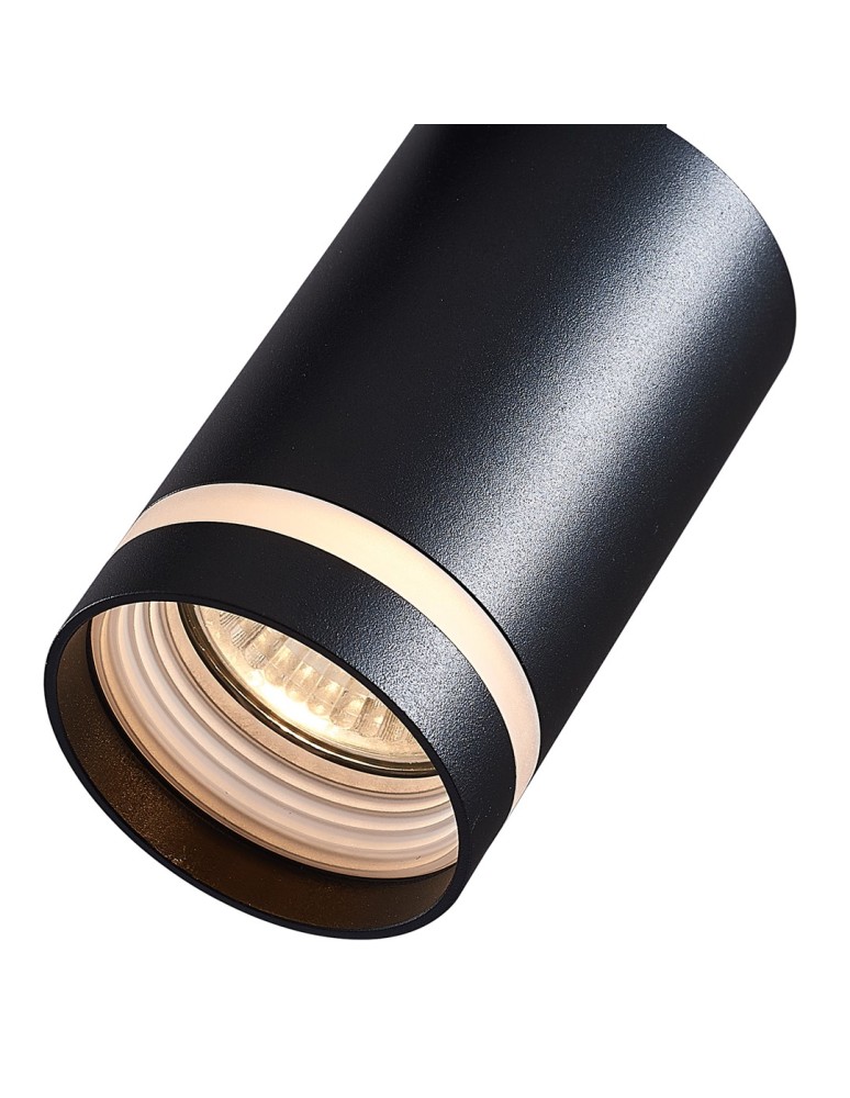Lampy do szynoprzewodów 3 fazowych - Eko-Light Track Spot Pipe Ring Czarny 1xGU10 - 3-obwodowy ML7671 - product kolory-swiatla.pl 2