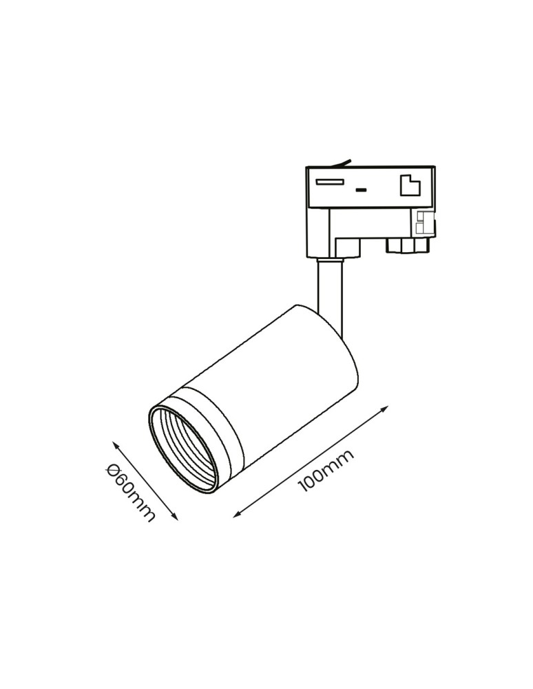 Lampy do szynoprzewodów 3 fazowych - Eko-Light Track Spot Pipe Ring Czarny 1xGU10 - 3-obwodowy ML7671 - product kolory-swiatla.pl 3