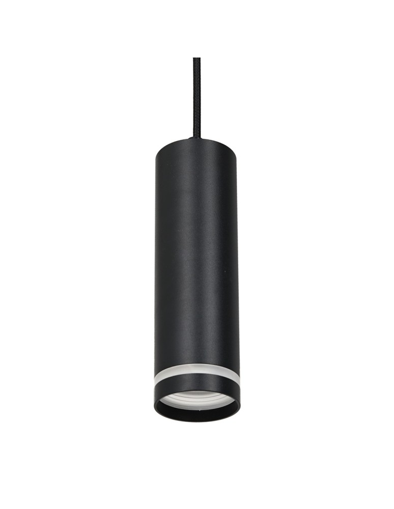 Eko-Light Pipe Ring Track Pendant Light Black 1xGU10 ML7673 Eko-Light Pipe Ring Track Pendant Light Black 1xGU10 ML7673