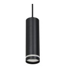Lampy do szynoprzewodów 3 fazowych - Eko-Light Oprawa Pipe Ring Track Zwis Czarny 1xGU10 3-obwodowy ML7675 - product 2