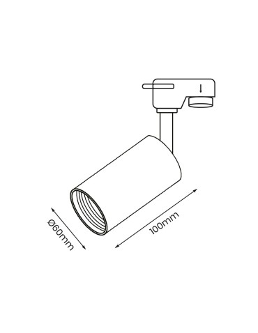 Eko-Light Track Spot Pipe Czarny 1xGU10 ML7677 - produkt 2