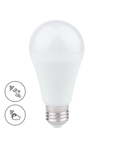 Eko-Light Żarówka LED 6W A60 E27 3000K Zmierzchowo-Ruchowa EK8047