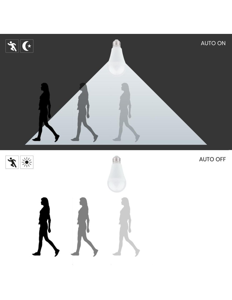 Eko-Light Żarówka LED 6W A60 E27 3000K Zmierzchowo-Ruchowa EK8047 Eko-Light Żarówka LED 6W A60 E27 3000K Zmierzchowo-Ruchowa EK8047