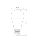 Eko-Light Żarówka LED 6W A60 E27 3000K Zmierzchowo-Ruchowa EK8047 Eko-Light Żarówka LED 6W A60 E27 3000K Zmierzchowo-Ruchowa EK8047