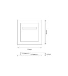 Oświetlenie stopni schodowych - Eko-Light FERO BLACK  Barwa Neutralna 4000K EKS627 - product 5