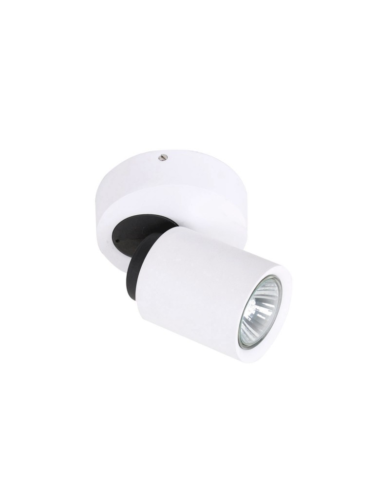 Reflektory sufitowe - ITALUX Lucien spot Biały/Czarny 1xGU10 FH31311B - produkt kolory-swiatla.pl 1